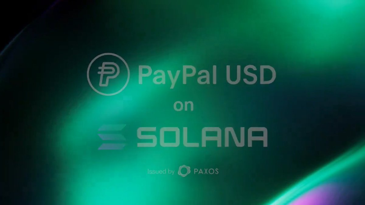 1/📣Breaking News: PayPal USD (PYUSD) is live on Solana! PayPal USD stablecoin issued by Paxos will leverage Solana and token extensions to serve over 30m+ merchants, empowering users with fast and secure stablecoin transactions.