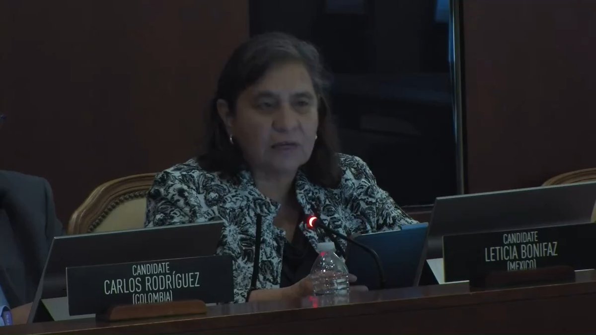 Presentación de Leticia Bonifaz Alfonzo de México, candidata a la Corte Interamericana de Derechos Humanos para el periodo 2025-2030, en sesión extraordinaria del Consejo Permanente