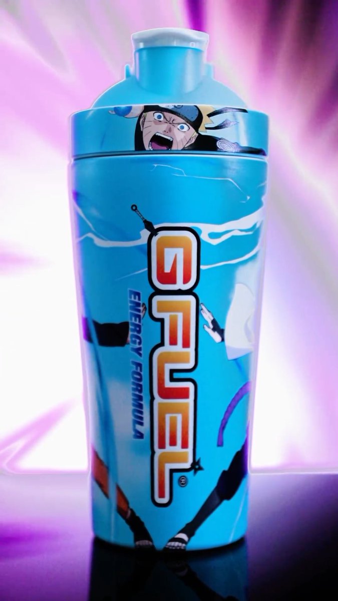🧡 💬 𝗥𝗧 + 𝗖𝗢𝗠𝗠𝗘𝗡𝗧 "G FUEL" to win a stainless steel #NARUTO x #GFUEL "𝗥𝗔𝗦𝗘𝗡𝗚𝗔𝗡" Starter Kit! 🥵 2 winners picked tomorrow bc these babies are NOW AVAILABLE!