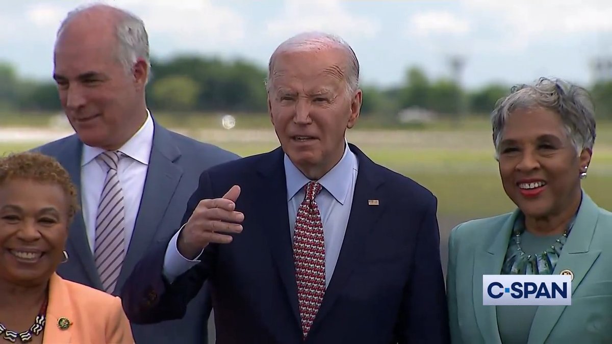 Q: "President Biden, will you be serving your full four-year term or handing over power to Vice President Harris?" President Biden: "Are you okay? Are you alright? You're not hurt are you? I said are you okay? Did you fall on your head or something?"