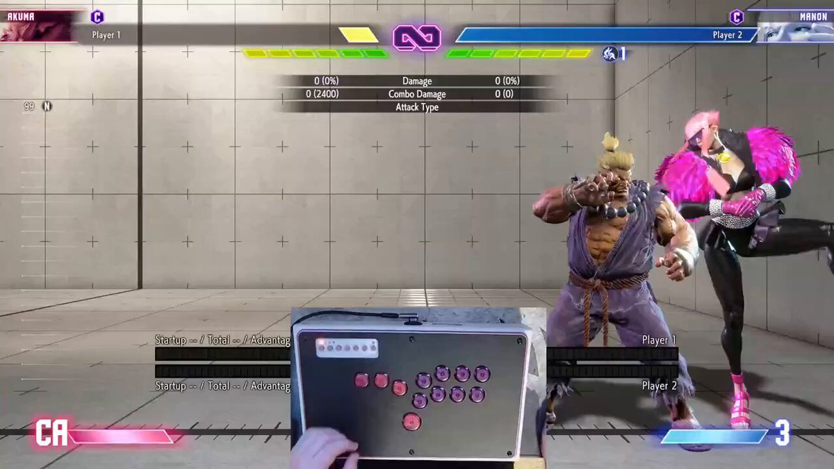 So Sajam has been talking about DP xx Level 3 w/ #SF6_AK being awkward on leverless, so I thought I'd share the SOCD shortcut I use to get it pretty reliably. Hope it helps some leverless gamers out :)