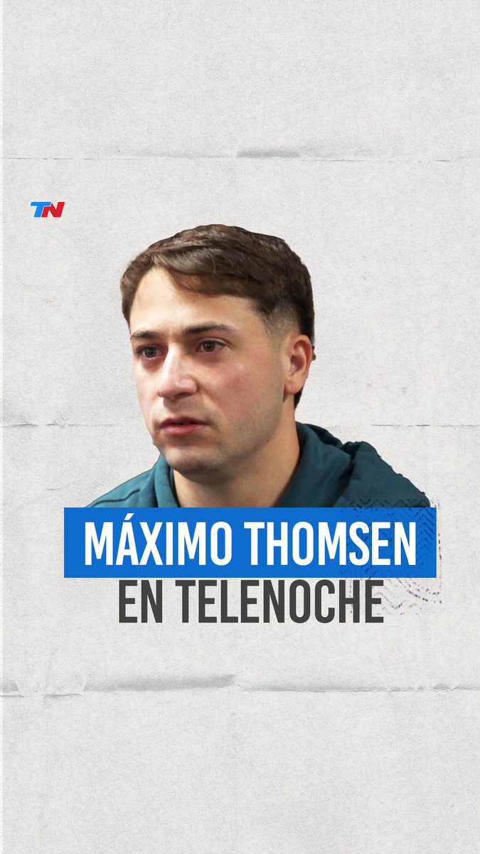 Máximo Thomsen se quiebra: “Extraño a mi novia”.