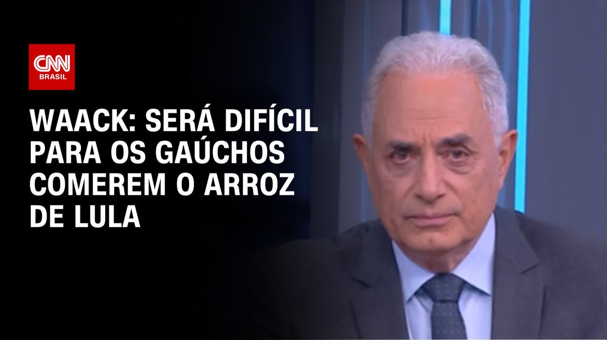 Waack: Será difícil para os gaúchos comerem o arroz de Lula #WW