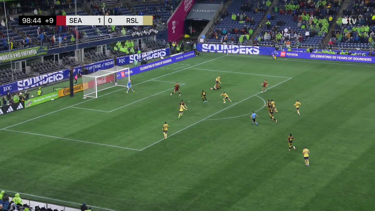 ANDRÉS GÓMEZ AT THE DEATH. 😱 @RealSaltLake keep their unbeaten streak alive!