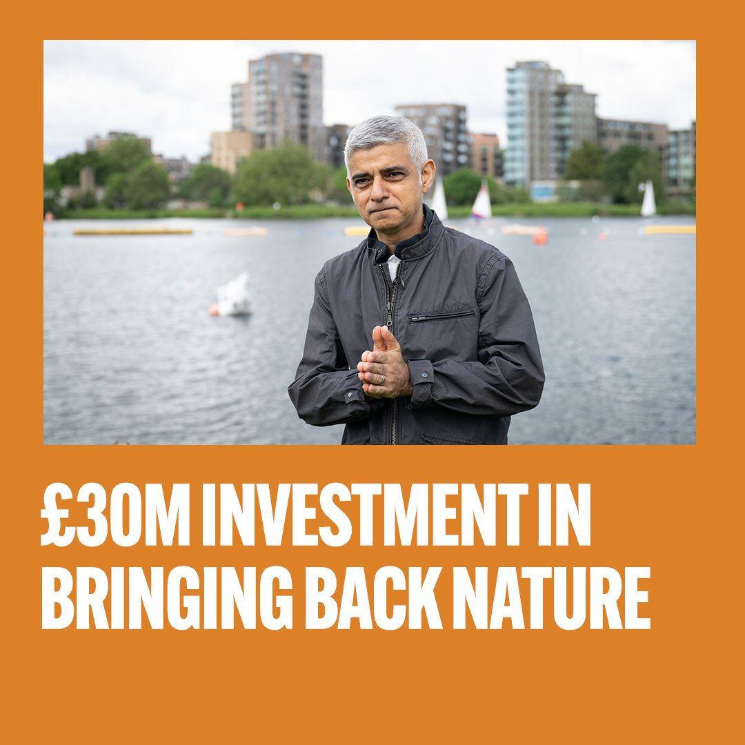 Yesterday I visited Woodberry Wetlands and West Reservoir in Hackney—fantastic examples of how our waterways can be brought back to life for the benefit of our communities and wildlife. This is what happens when we clean up our water ⬇️