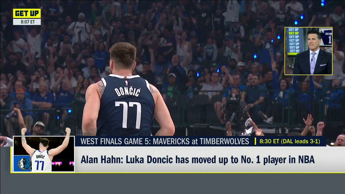 "Luka's passed Jokic. He's number one right now." Alan Hahn says Luka Doncic is the No. 1 player in the NBA right now 😤