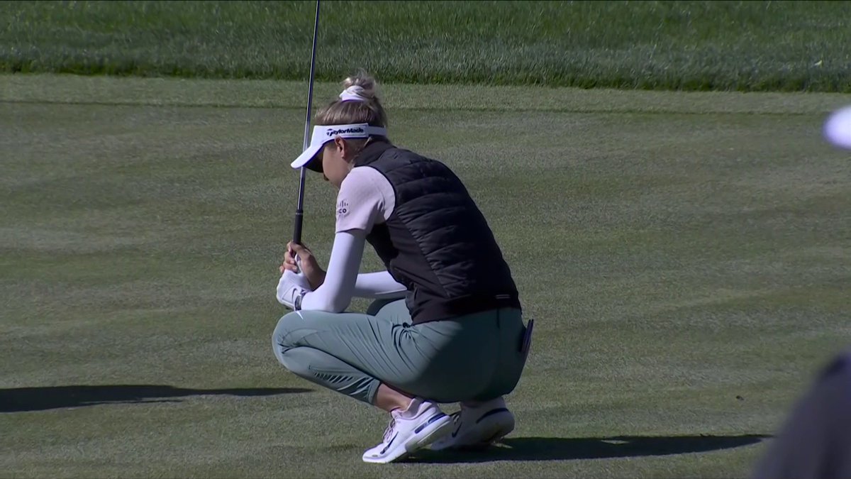 10 on a par 3 😲 Nelly Korda with a nightmare start at the US Women's Open ⛳