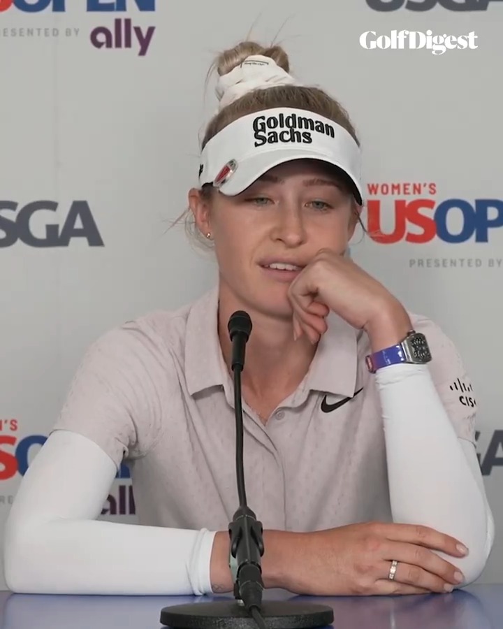 "Just a bad day in the office." Nelly Korda addressed her round after shooting an 80 to begin her 2024 U.S. Women's Open.