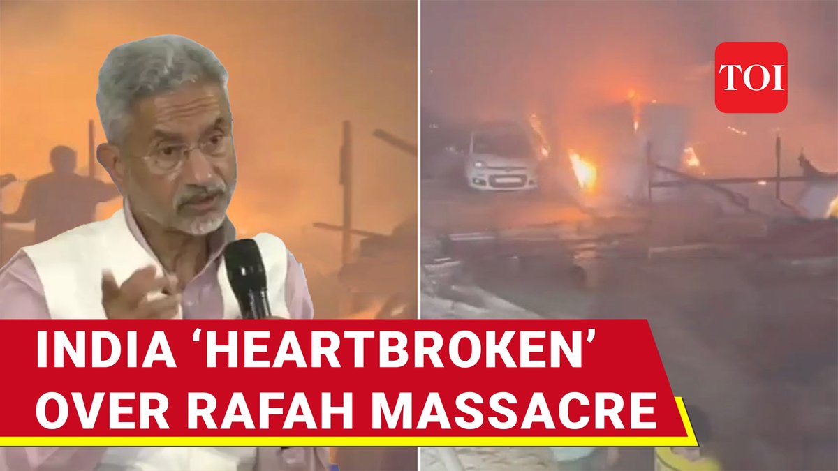 India Backs 'Freedom' For #Palestine; slams #Israeli attack on tent camp in #Gaza's #Rafah | Watch