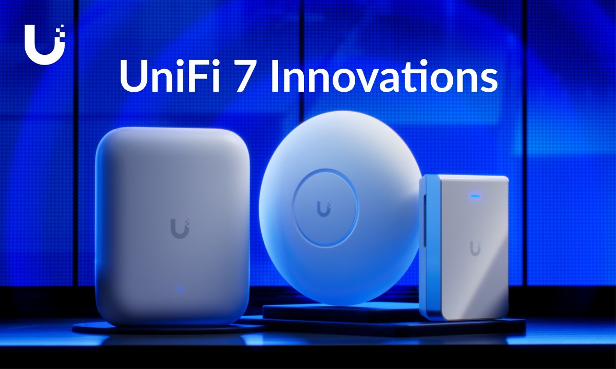 We're proud to announce new #UniFi 7 innovations that advance our mission to build the world's best WiFi 7 experience. 🔹 U7 Pro Max w/ Dedicated Spectral Engine 🔹 U7 Pro Wall w/ Paintable Flush Mount 🔹 U7 Outdoor w/ Directional Super Antenna Watch to learn more!