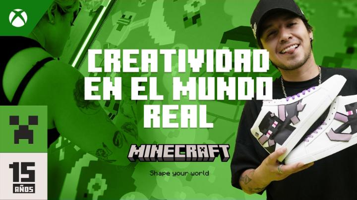 ¿Qué tienen en común Minecraft y la vida real? Que en ambos puedes explotar tu creatividad. #ShapeYourWorld