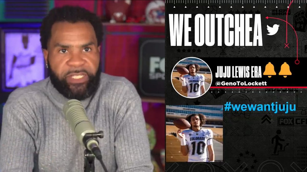 "I think that a JuJu Lewis could help put down all of that." 👀 RJ Young on if 5-Star QB JuJu Lewis could keep Deion Sanders in Colorado after Shedeur and Shilo leave for the NFL ⬇️