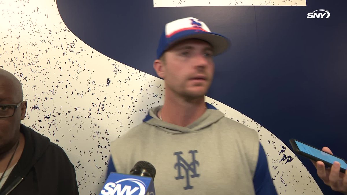 "I don't know what to think." Pete Alonso was asked what he thinks of the Jorge López situation:
