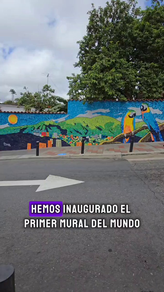 ¡Así Inauguramos el 1er mural con empaques de productos de Nestlé! En El Hatillo 🇻🇪 Luego de más de un año de preparación, tres semanas de trabajo en equipo y la colaboración de muchas personas y empresas, hoy hemos alcanzado este importante hito que abre un nuevo mundo de posibilidades para reutilizar tantos materiales de forma creativa. Gracias a todas las personas que donaron sus empaques, a nuestro equipo de trabajo y a todos los que participaron en hacerlo posible. PD: El mural tiene una experiencia increíble de Realidad Aumentada, que podrán experimentar al visitarlo ¡No se lo pueden perder!