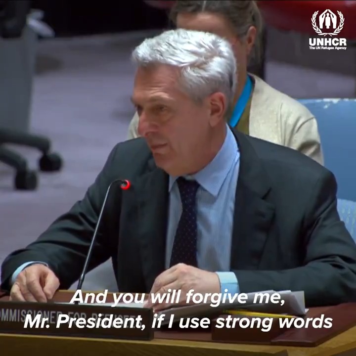 “This Council’s cacophony has meant that you have instead continued to preside over a broader cacophony of chaos around the world.” UN High Commissioner Filippo Grandi calls on the Security Council to take action. Full statement: