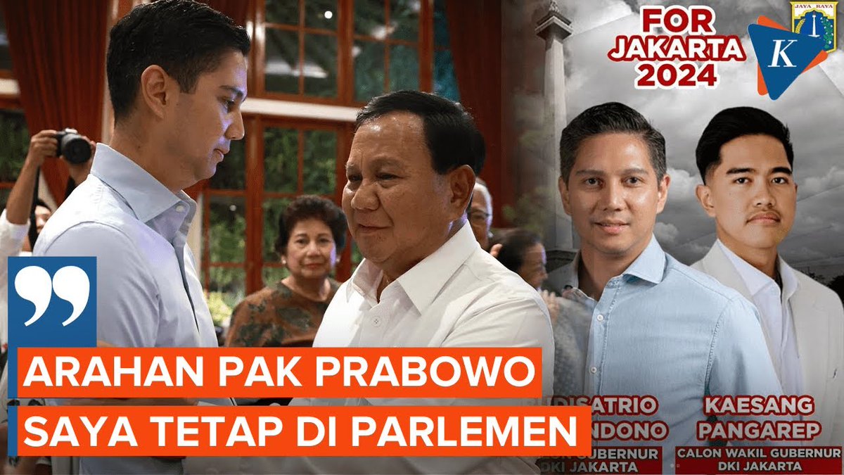 Budi Djiwandono Nyatakan Tak Maju Pilkada Jakarta, Prabowo Minta Tetap di DPR | #BudiDjiwandono #KeponakanPrabowo #Pilkada2024 #Jakarta