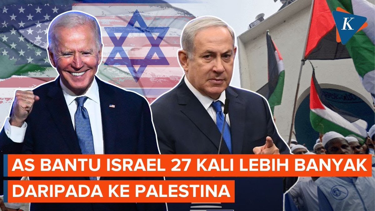 Sejumlah data resmi yang dikumpulkan media Turkiye Anadolu, menyimpulkan bahwa Amerika Serikat (AS) membantu Israel secara keuangan 27 kali lebih banyak dibandingkan membantu Palestina. | #AmerikaSerikat