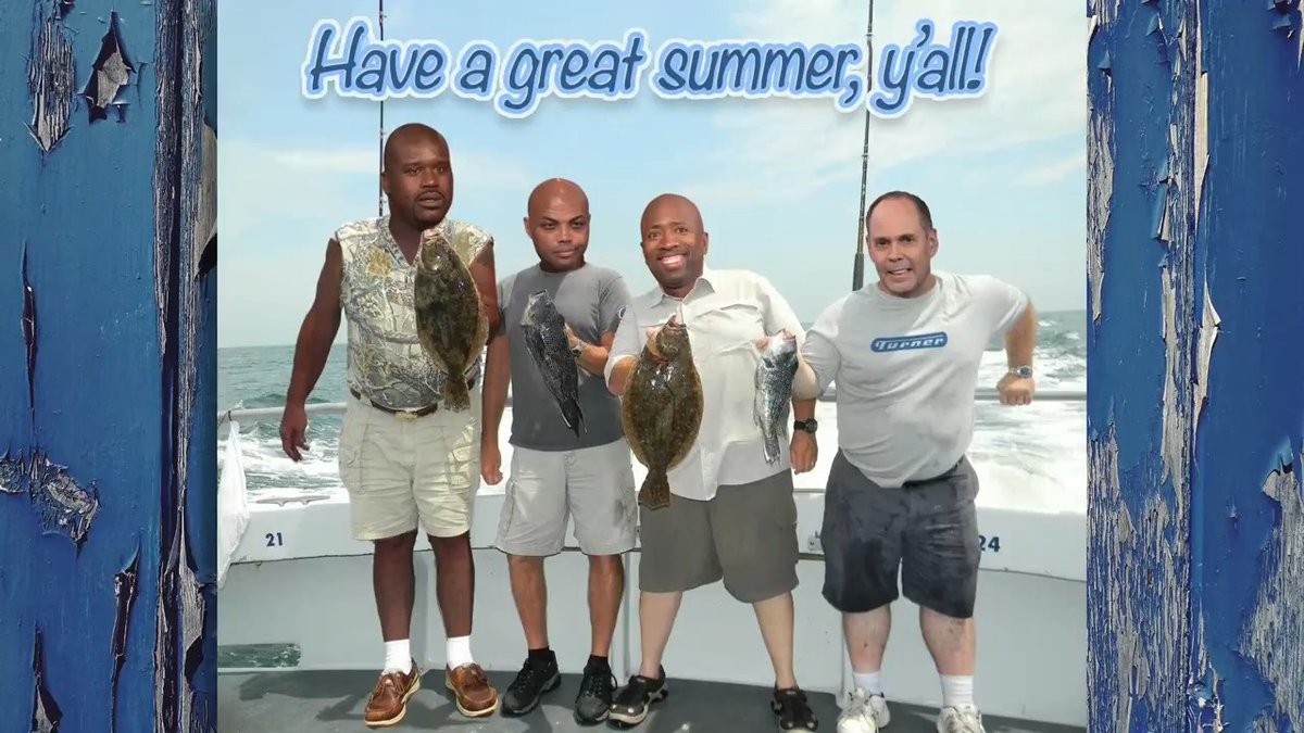 Our crew is going fishin' 🎣 That's a wrap on the 2023-24 season of Inside the NBA!