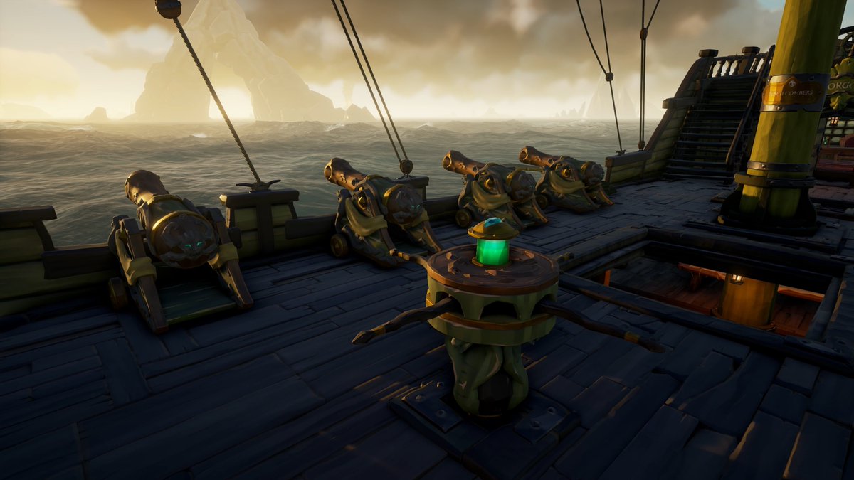 Season 12’s Plunder Pass calls on ancient myths and monsters with the complete Gorgon ship set (including Collector’s Sails and Figurehead), two unique stages of the striking Stone Curse and the Gorgon Headband! 🐍 Make your Season more rewarding:
