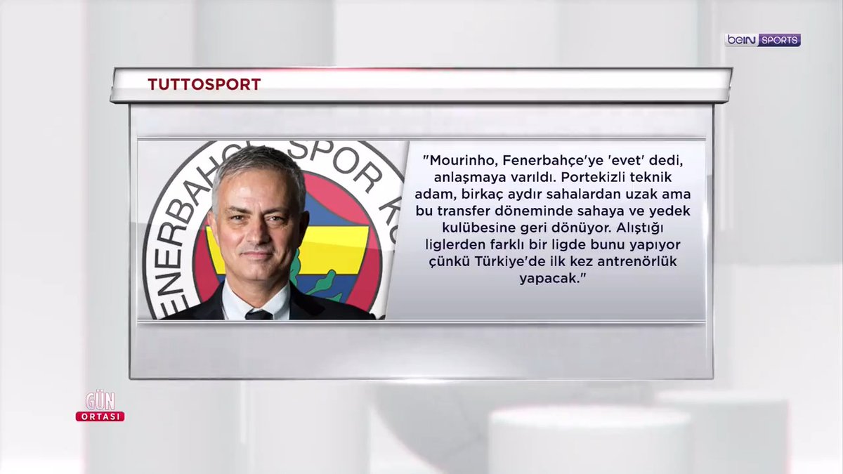 Dünya basınında Jose Mourinho - Fenerbahçe