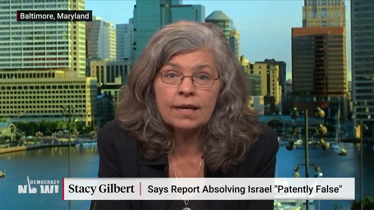 Stacy Gilbert resigned this week from her senior role at the State Department. She explains she was motivated to quit after a report she worked on was whitewashed to obscure Israel's limiting of humanitarian aid into Gaza
