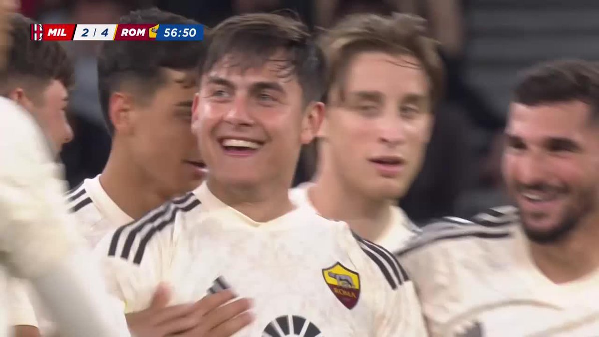 El GOLAZO de Paulo Dybala en el amistoso de hoy con la Roma ante Milan. La joya, siempre. 🪄🇦🇷