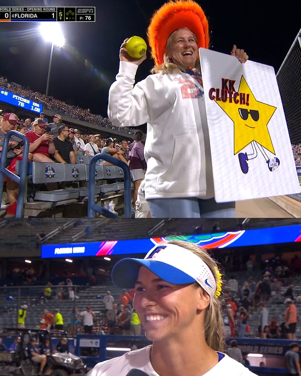 Katie Kistler’s mom got her HR ball 🥎❤️ Gators Softball | Alyssa Lang