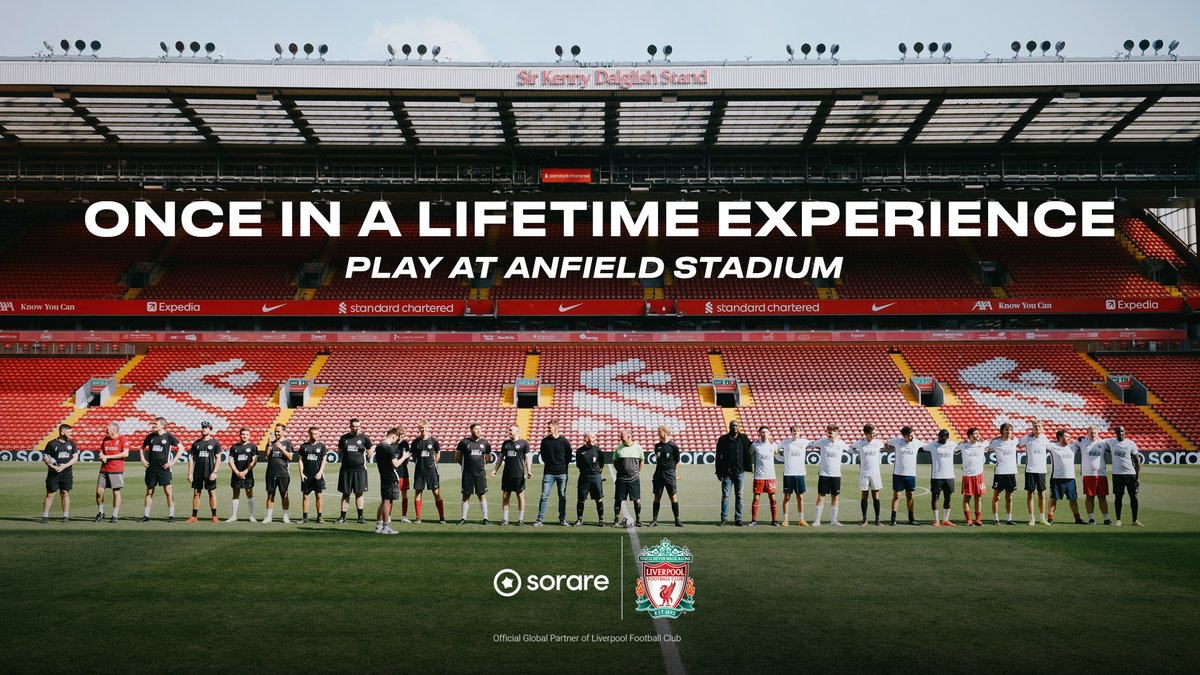 A day they’ll never forget. ❤️ Relive the Once In A Lifetime experience at Anfield Stadium with Liverpool FC, where Sorare Managers had the chance to play an incredible football match! 🎥 Don’t miss out on our upcoming experiences, including a very special one soon... #RivalsLeagues 👀