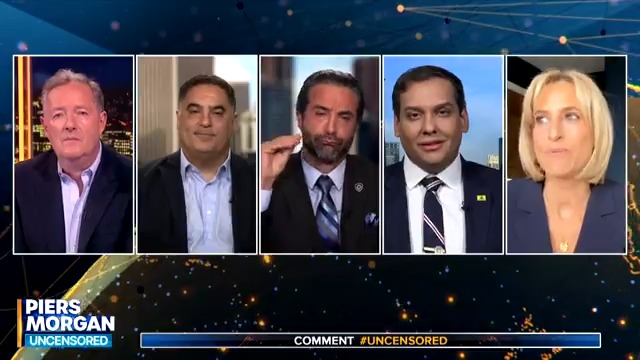 "Are you coming for me?!" Tonight's impassioned debate on Trump's guilty verdict featuring Emily Maitlis, George Santos and more is now live 👇 📺 Piers Morgan | emily m | | Cenk Uygur