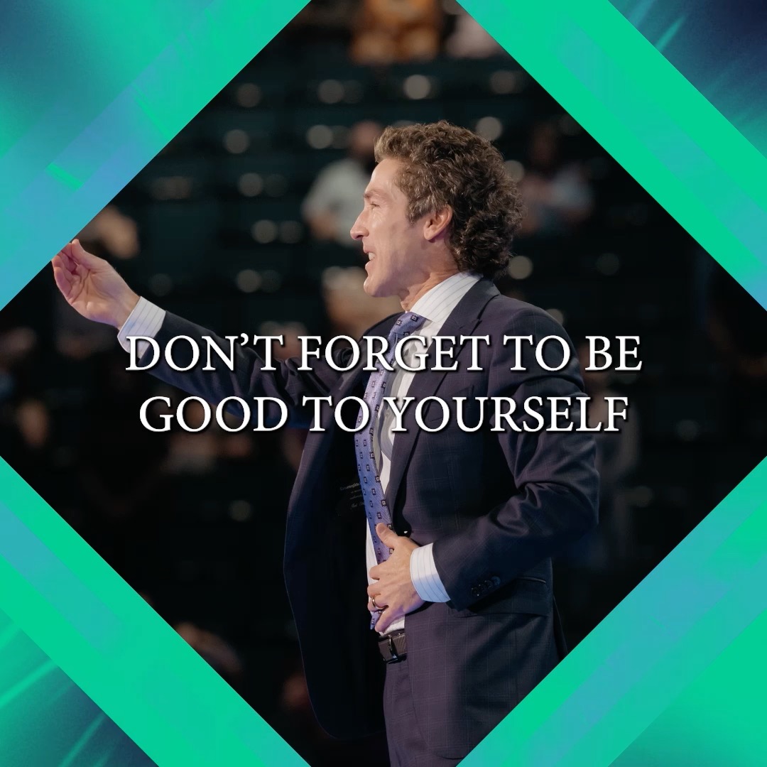 Sometimes, we’re holding on to things that are overwhelming us. What you won’t say no to can end up making you unhealthy. You’ve been there for everyone else; why don't you be there for you? Check out Joel's message, "Take Care of Yourself":