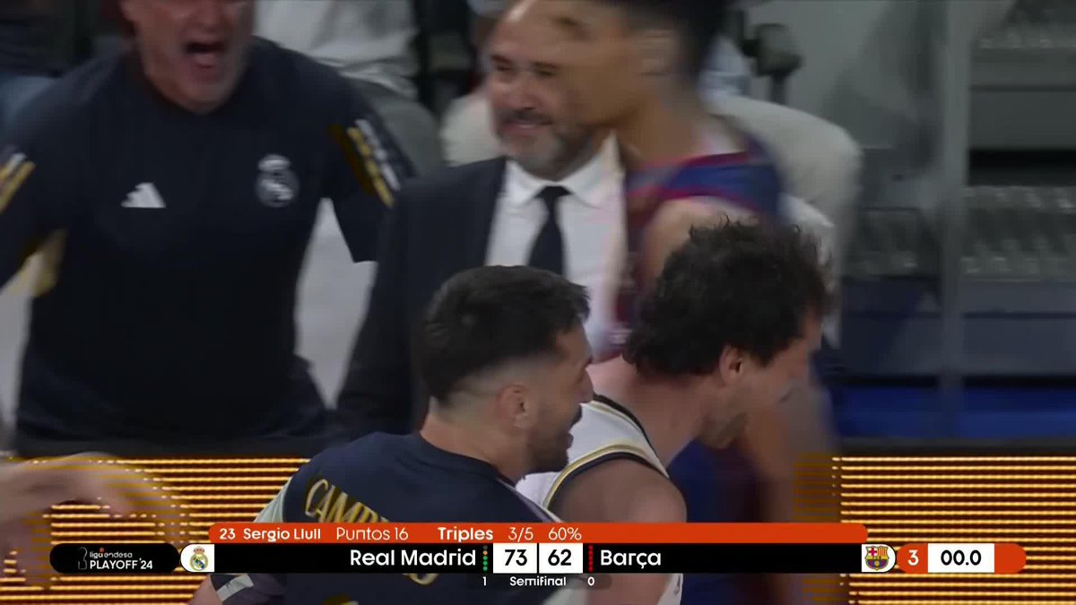 🤯🤯🤯🤯🤯🤯🤯🤯🤯 LO HA VUELTO A HACER SERGIO LLULL HA VUELTO A METER UNA MANDARINA DESDE CASI MEDIO CAMPO Y SOBRE LA BOCINA 🍊 ¡¡NO ES NORMAL LO DE Sergio Llull!! 📺 Movistar Plus #PlayoffLigaEndesa | #ListosParaRomperla