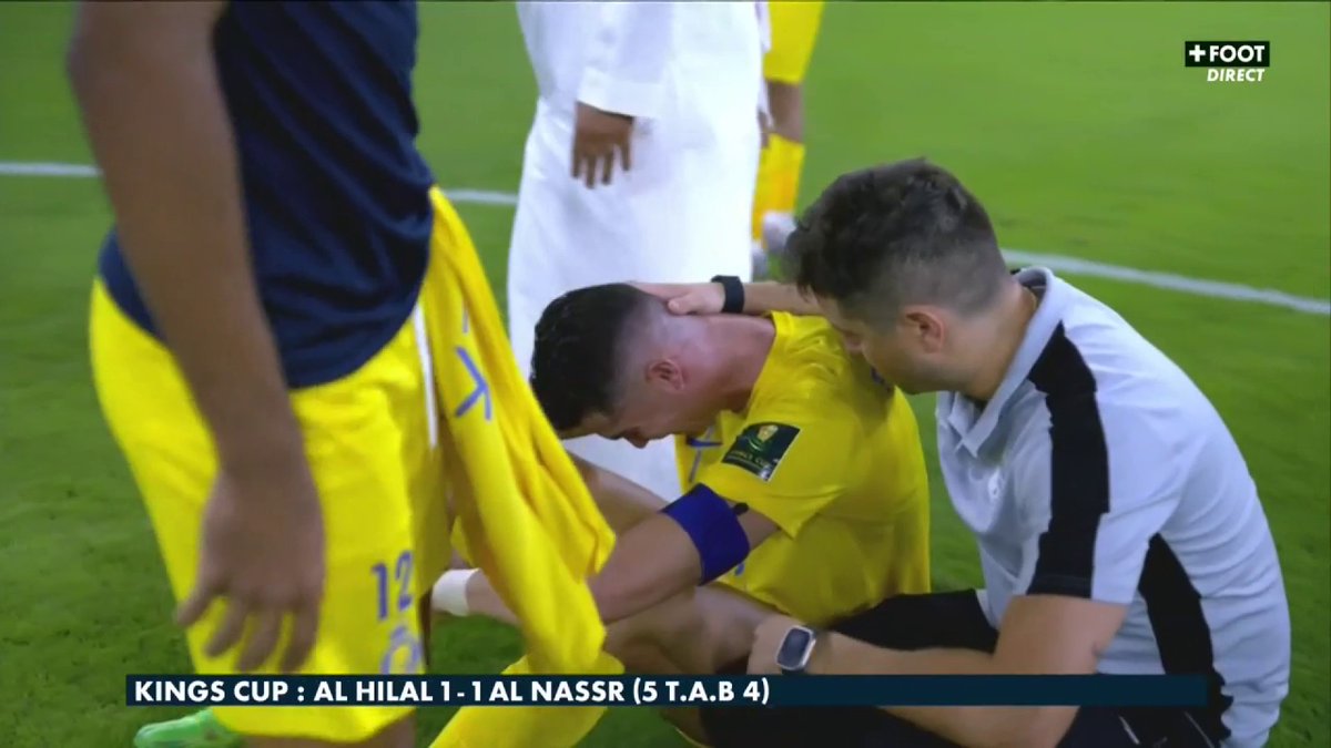 Les larmes de Cristiano Ronaldo aprÚs la finale de King Cup perdue. ðµð¹ð¥º Toujours pas de trophée avec Al Nassr pour le Portugais ! ð¥ CANAL+ Foot