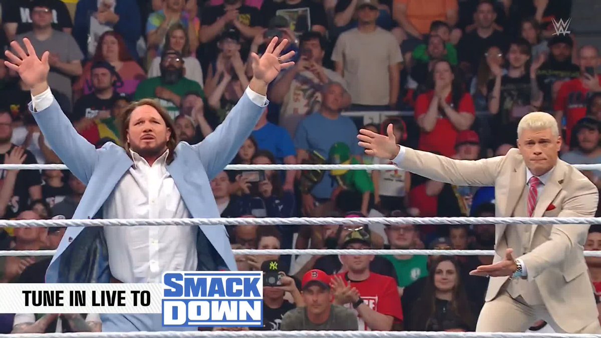 WHAT THE?! AJ Styles lured Cody Rhodes here to attack him! 🤯 #SmackDown