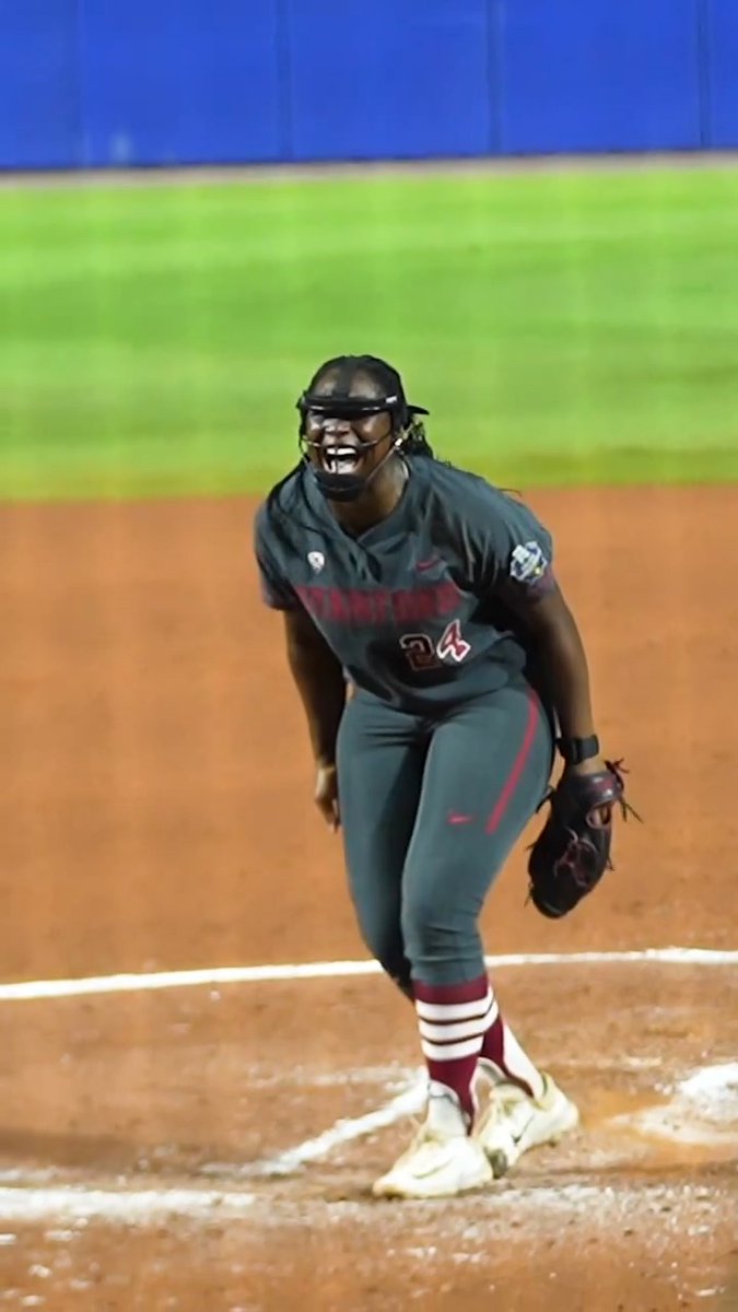 NiJaree is feeling it 😤 📺 ESPN #WCWS x Stanford Softball