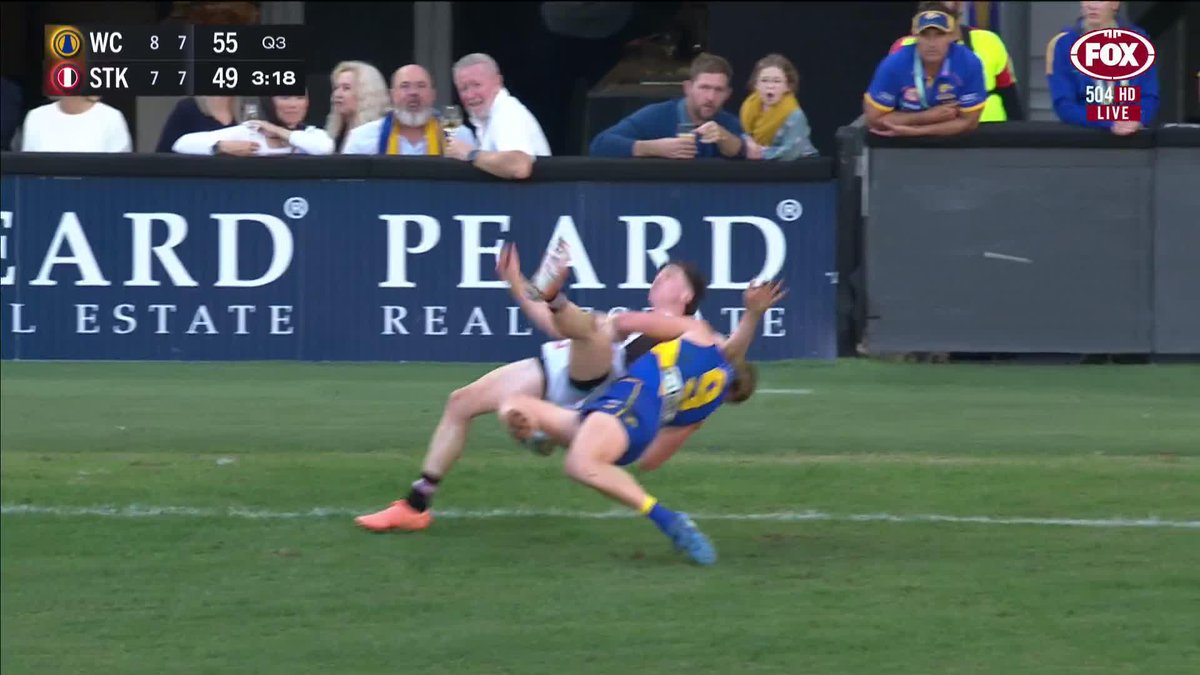 Could this sling-tackle land Harley Reid in some trouble with the MRO? 😬 📺 Watch #AFLEaglesSaints on ch. 504 or stream on Kayo: ✍️ BLOG 🔢 MATCH CENTRE