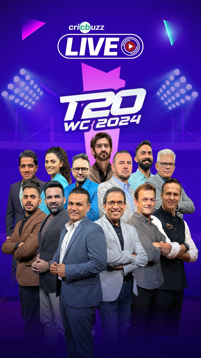 The #WorldCup is back, so are we with stories, analysis, insights & whole lot of fun 🤩😎 Tune in to our Cricbuzz platforms for all the updates #CricbuzzLive #T20WorldCup2024