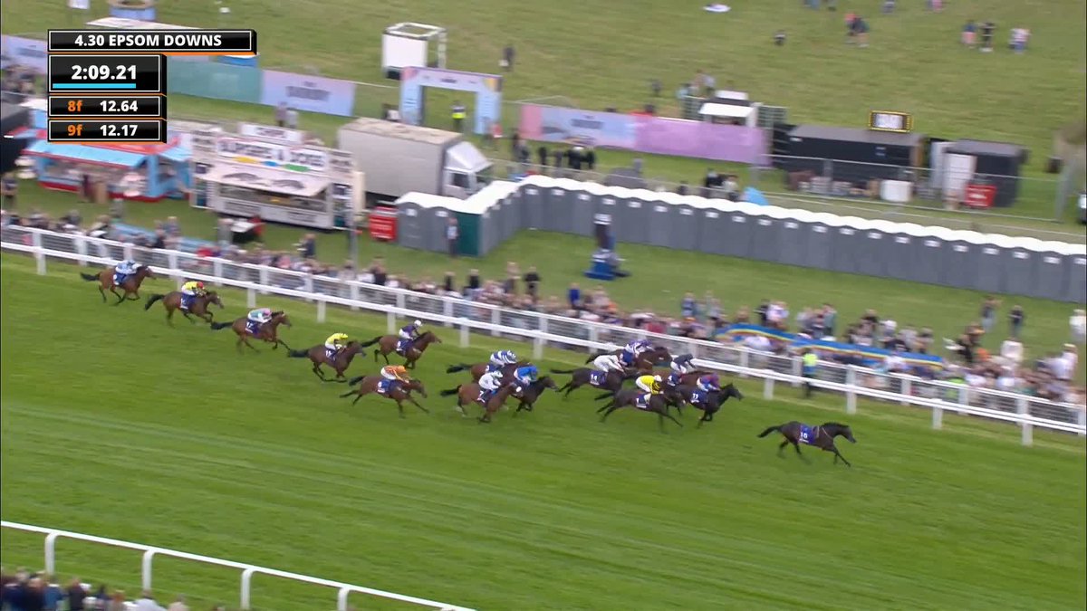 ๐ That's how you bounce back in style! City of Troy wins the Betfred Derby #ITVRacing | #EpsomDerby