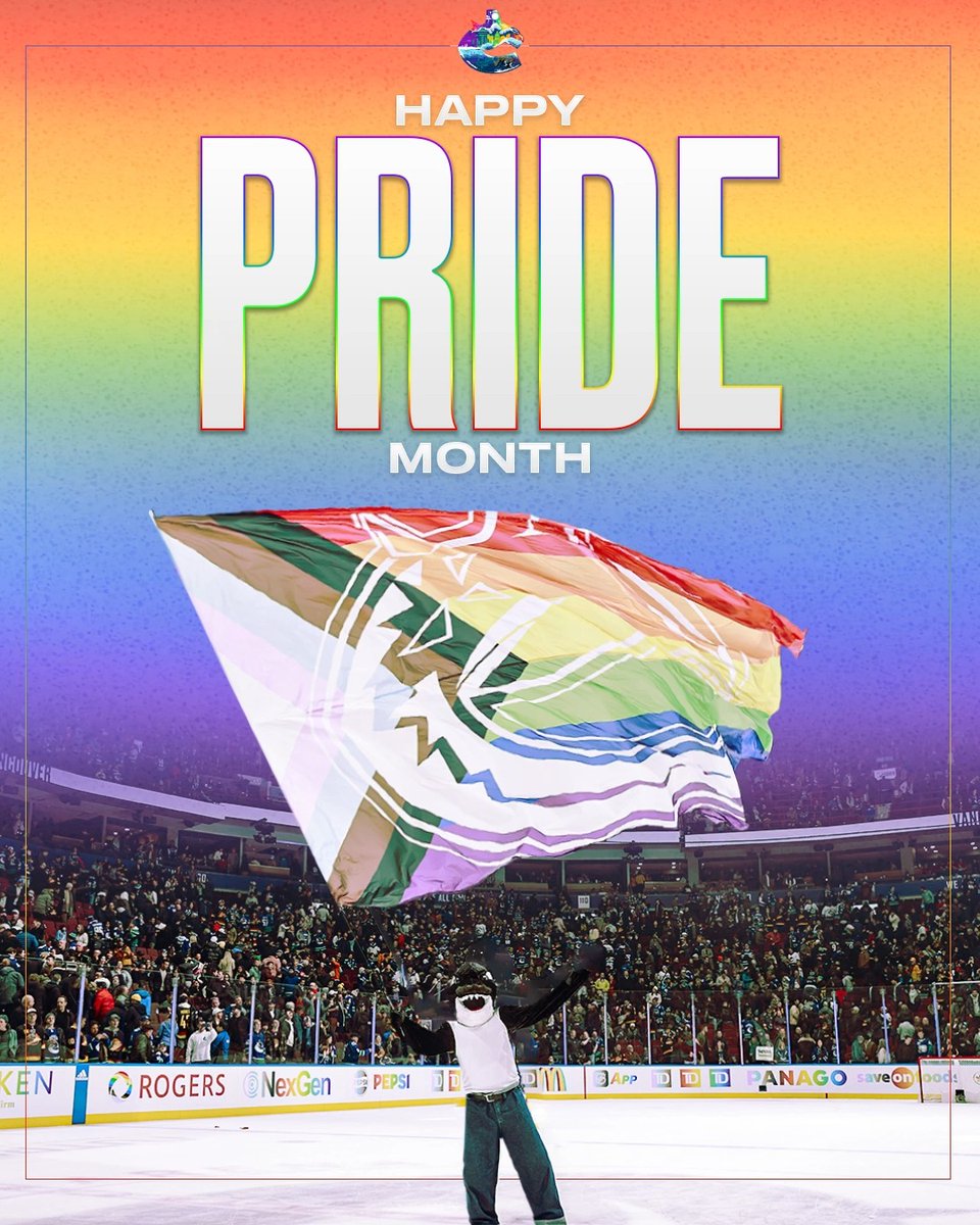 Happy Pride Month, #Canucks Fans! 🏳️🌈🏳️⚧️ We are proud and excited to celebrate our diverse fan base and are committed to supporting our 2SLGBTQIA+ community!