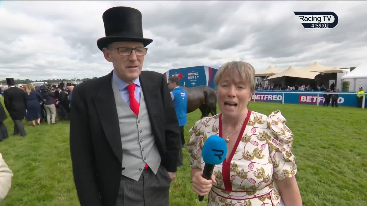 ๐ฃ๏ธ"I thought coming to the two pole that we had a real chance." A magnanimous James Fanshawe spoke to Lydia Hislop after Ambiente Friendly found only City Of Troy too good in the Betfred Derby.