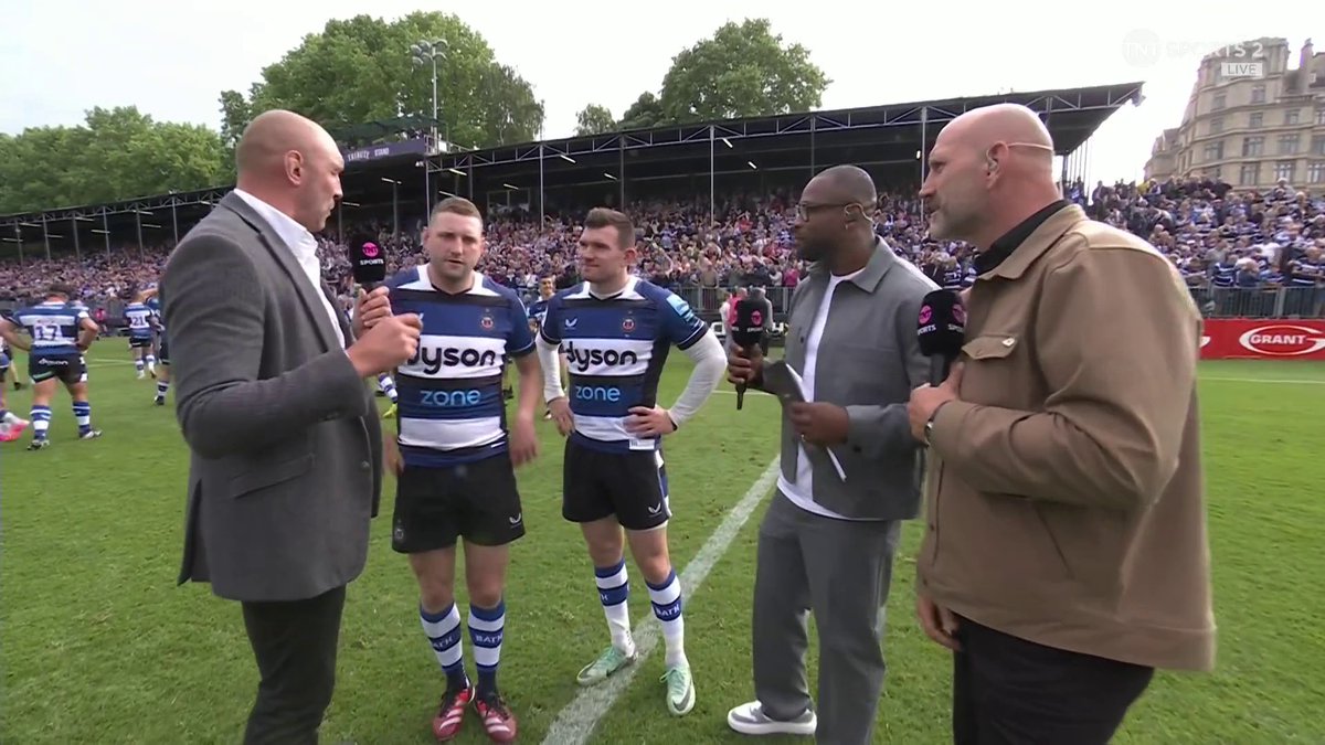 "I think he's worth my money!" Finn Russell reacts to Bath Rugby's owner Bruce Craig's comment alongside teammate Ben Spencer 😂 #GallagherPrem #BTHvSAL
