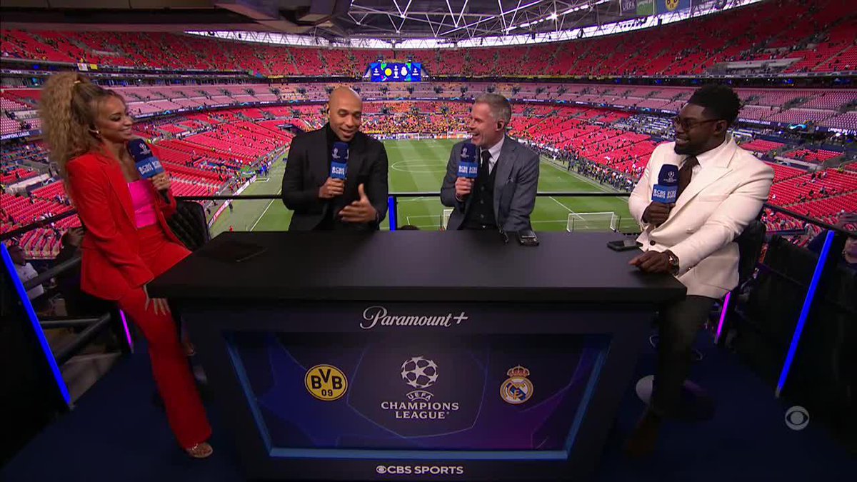 “Let’s move on from hair, like Thierry Henry has.” Dora went there 💀