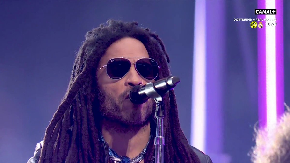 Le show de Lenny Kravitz avant la finale de Ligue des Champions avec son tube "Fly Away" 🎵 #BVBRMA | #UCLFinal