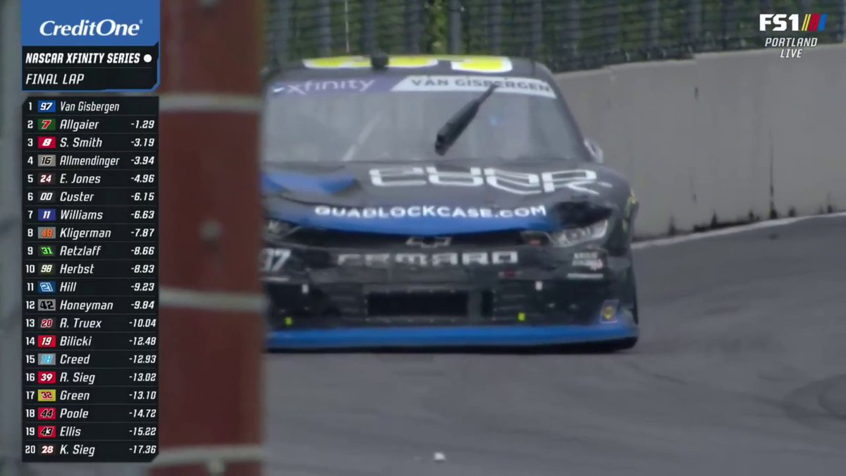SHANE VAN GISBERGEN. Repost to congratulate SVG on his first career NASCAR Xfinity Series win!