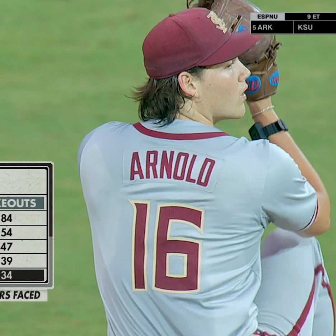 JAMIE ARNOLD IMMACULATE INNING 🤯🔥 FSU Baseball