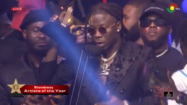 Congratulations to THE TORCHER, the newly crowned #TGMA Artiste of the Year. #25thTGMA #TGMAonTV3