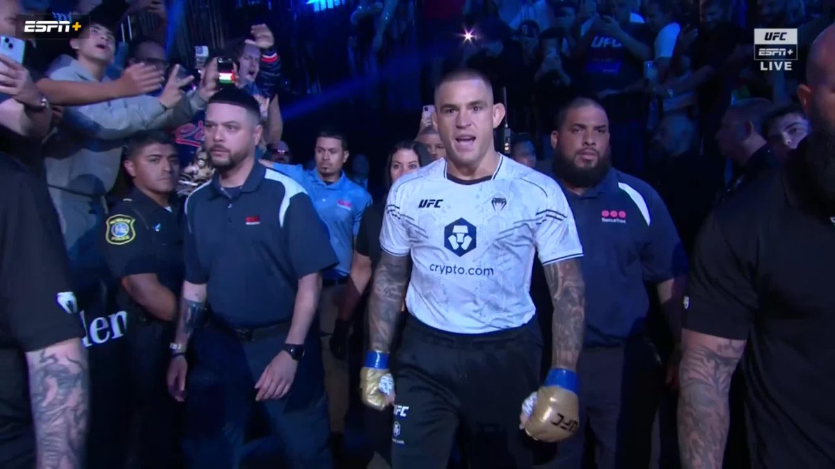 DUSTIN POIRIER'S WALKOUT MUSIC 💎🔥 #UFC302