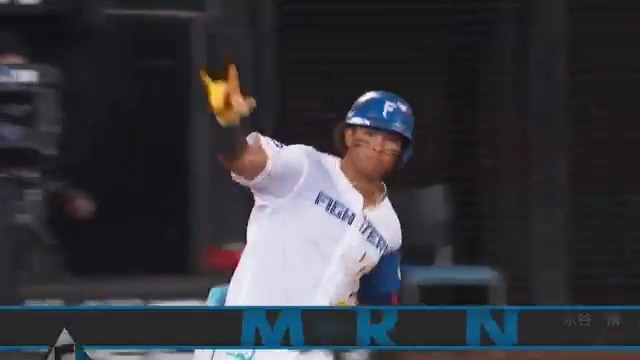 打ち直し‼プロ初ホームラン🤟‼🔥🔥 #水谷瞬 #lovefighters 50周年ユニフォームプレゼント&花火も✨