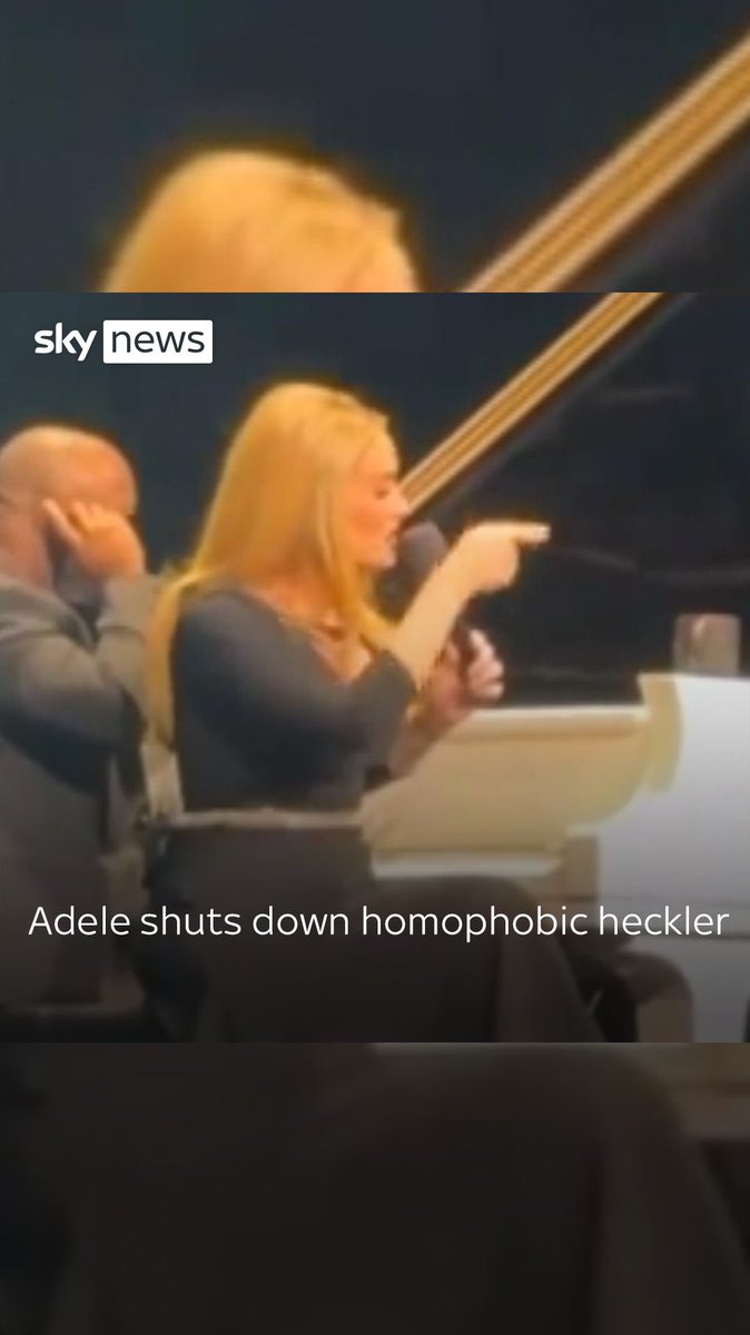 During the Saturday night show of her Weekends with Adele residency in Las Vegas, the award-winning singer ripped into an audience member after they yelled out “Pride sucks!”.