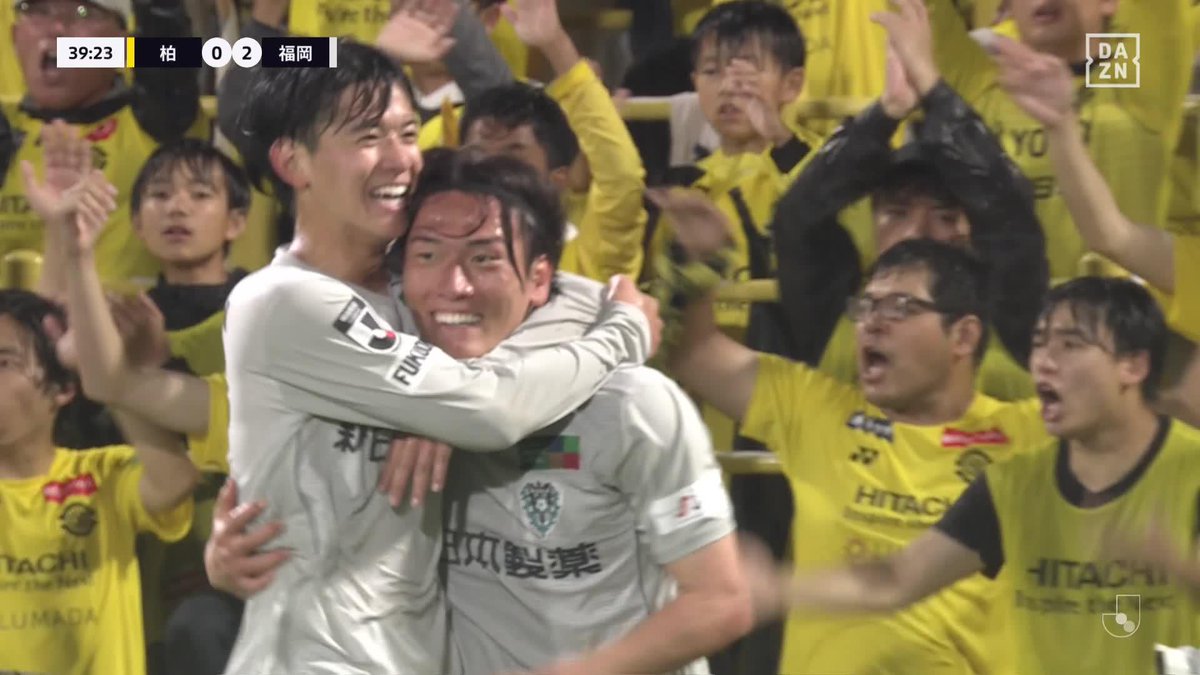 ／ バックヘッド炸裂 ＼ FKからニアで合わせたのは小田逸稀🔥 今季初ゴールは福岡の貴重な追加点に🙌 🏆明治安田J1第17節 🆚柏×福岡 📺 #DAZN ライブ配信中 #柏福岡