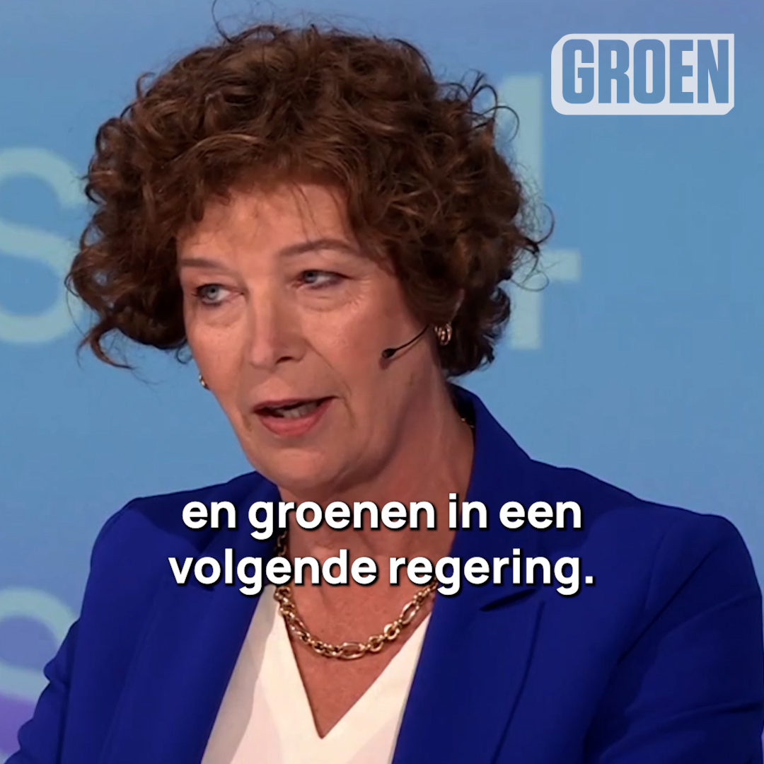 Zonder Groen kan je geen progressieve regering vormen. Groen is nodig, meer dan ooit. #7Dag